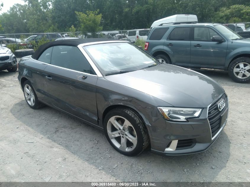 2017 AUDI A3 CABRIOLET PREMIUM - WAU78LFF7H1030247