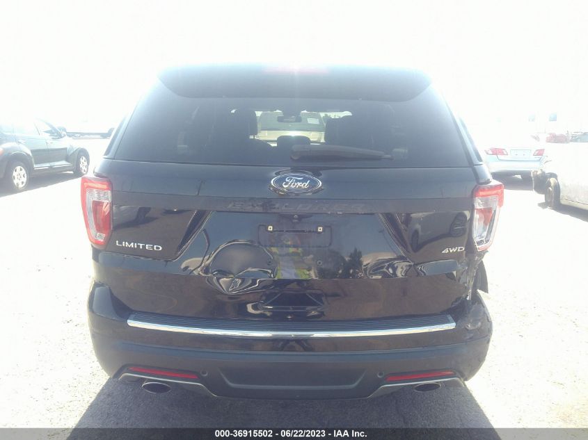 2018 FORD EXPLORER LIMITED - 1FM5K8F86JGA89444