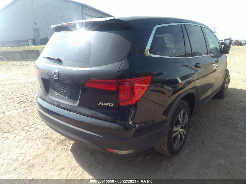 2016 HONDA PILOT EXL - 5FNYF6H8XGB010660