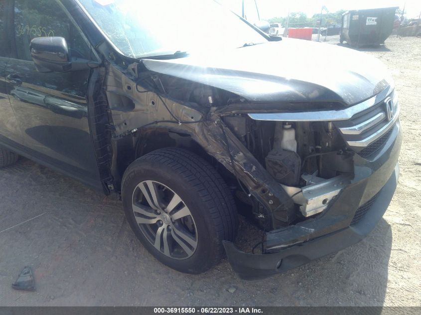 2016 HONDA PILOT EXL - 5FNYF6H8XGB010660