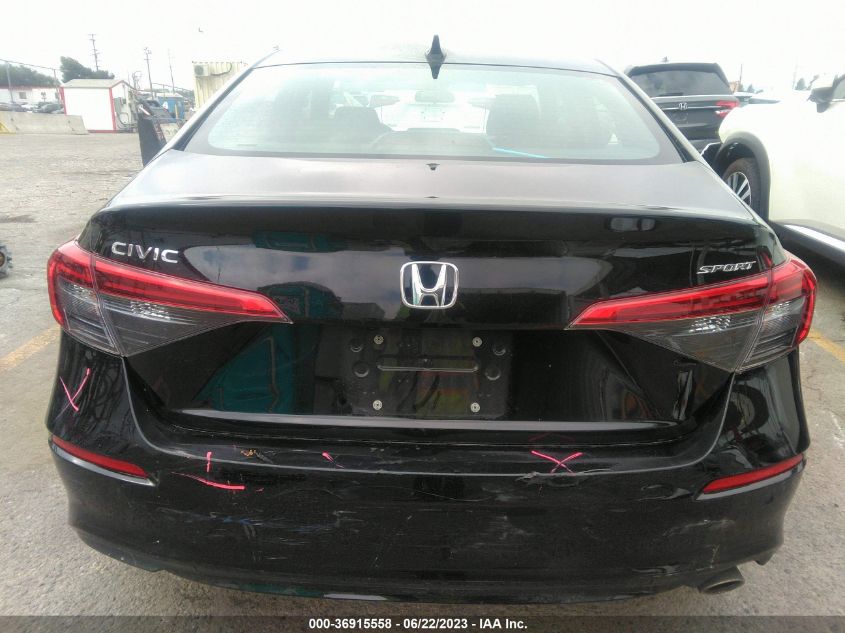 2022 HONDA CIVIC SEDAN SPORT - 2HGFE2F51NH571365