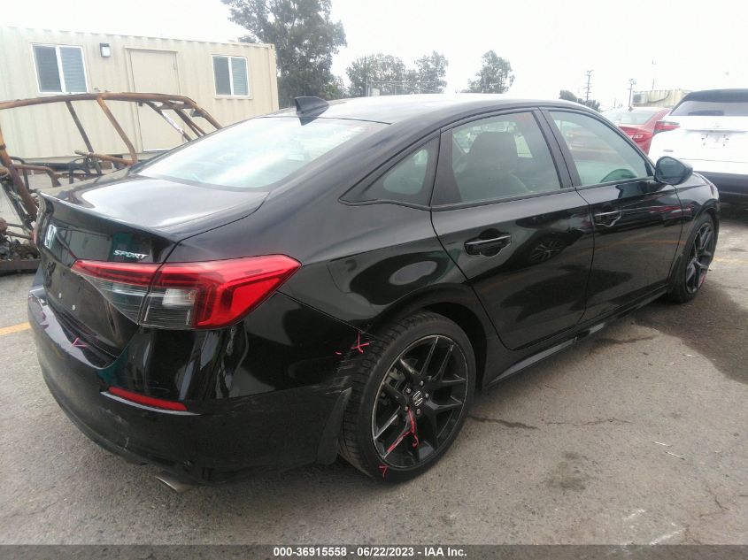 2022 HONDA CIVIC SEDAN SPORT - 2HGFE2F51NH571365