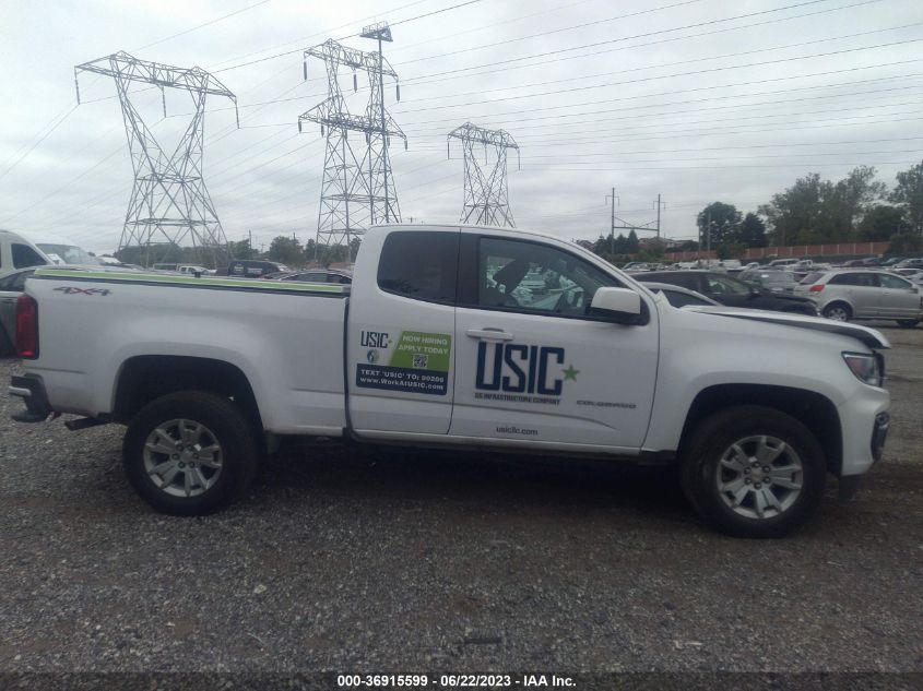 2022 CHEVROLET COLORADO 4WD LT - 1GCHTCEA2N1120901