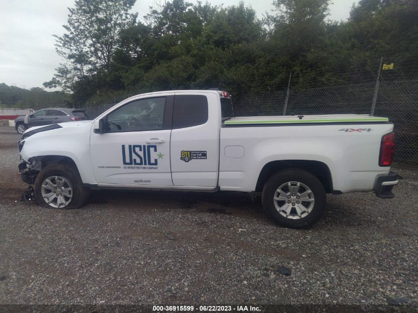 2022 CHEVROLET COLORADO 4WD LT - 1GCHTCEA2N1120901