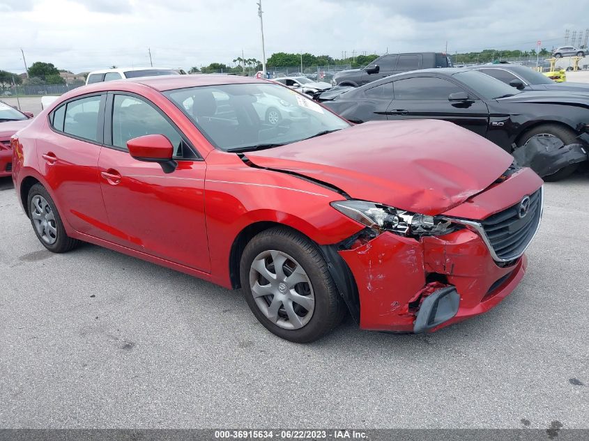 2015 MAZDA MAZDA3 I SPORT - 3MZBM1U70FM158819