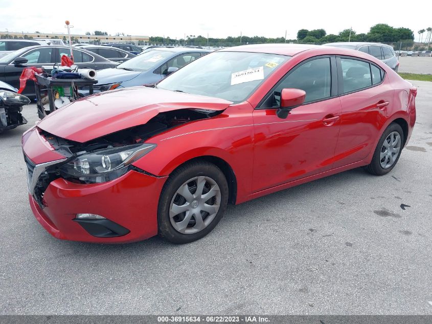 2015 MAZDA MAZDA3 I SPORT - 3MZBM1U70FM158819