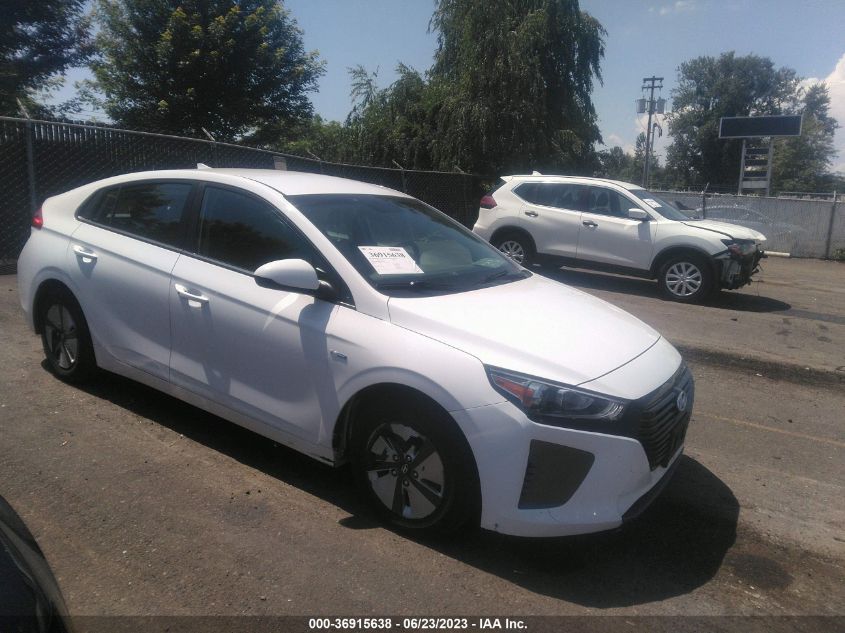 2017 HYUNDAI IONIQ HYBRID BLUE - KMHC65LC1HU031501