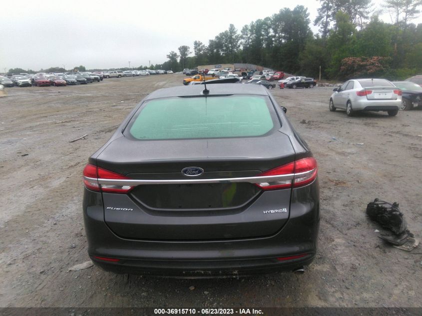 2017 FORD FUSION S HYBRID - 3FA6P0UU8HR400666