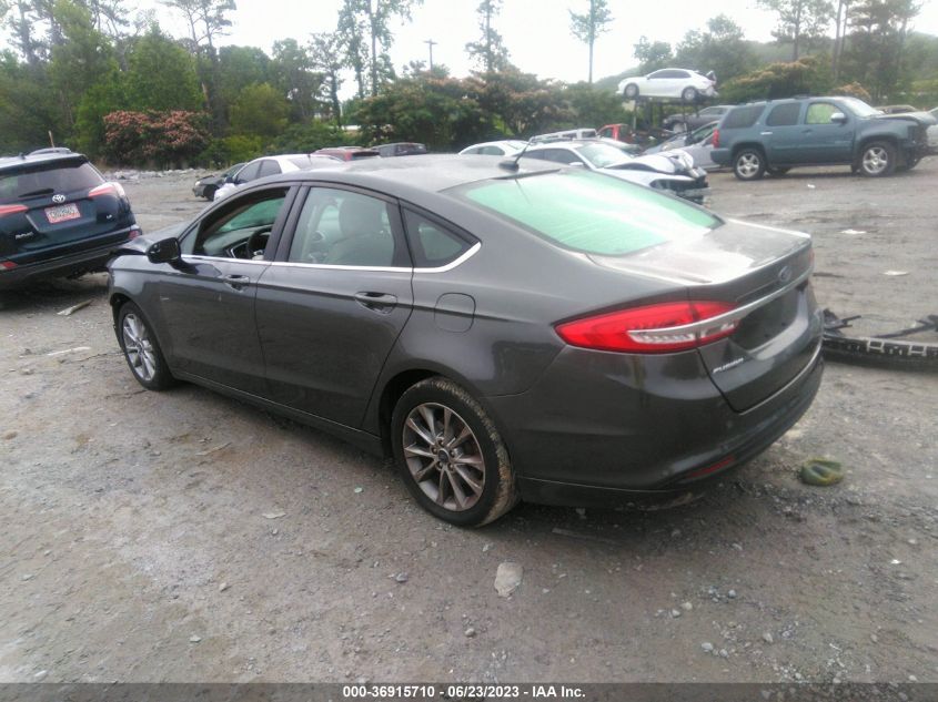 2017 FORD FUSION S HYBRID - 3FA6P0UU8HR400666