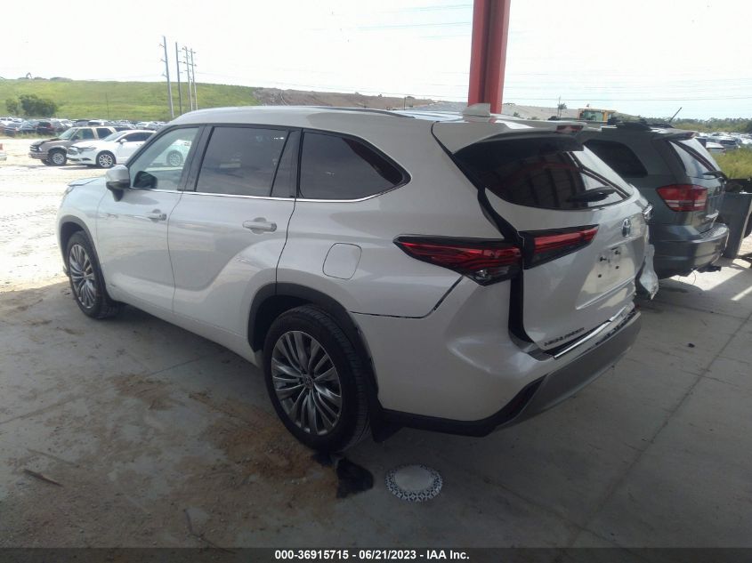 2021 TOYOTA HIGHLANDER HYBRID PLATINUM - 5TDEBRCH8MS052825