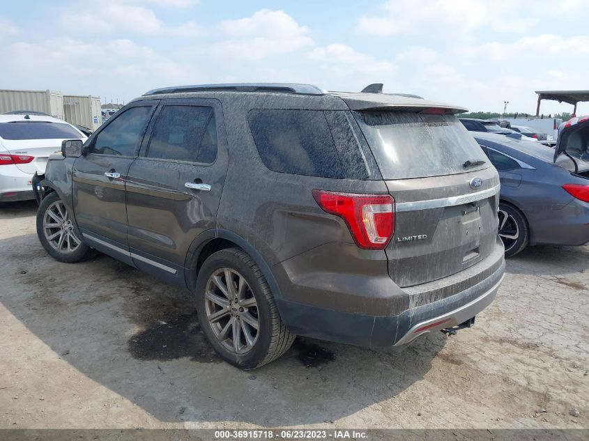 2016 FORD EXPLORER LIMITED - 1FM5K7F88GGC14284