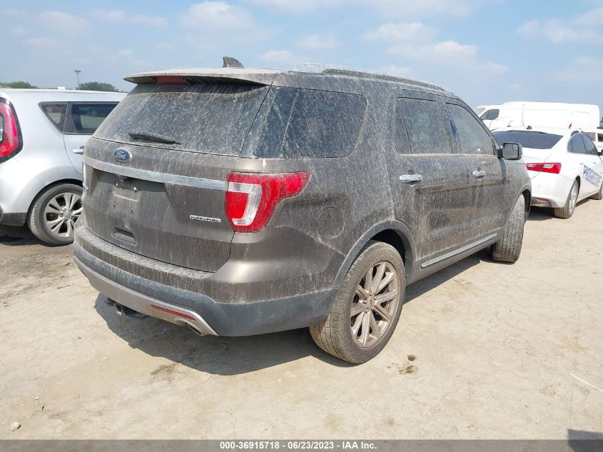 2016 FORD EXPLORER LIMITED - 1FM5K7F88GGC14284