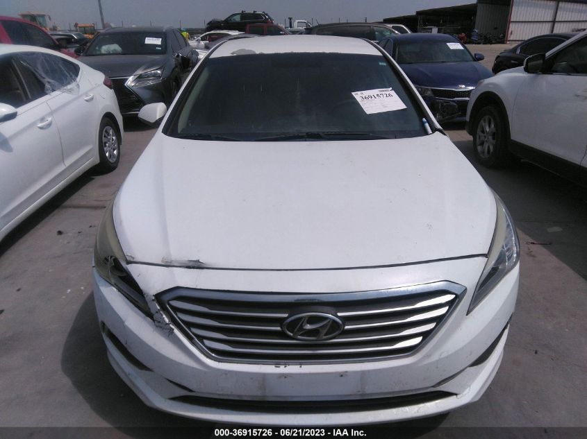 2015 HYUNDAI SONATA 2.4L SE - 5NPE24AF7FH158745