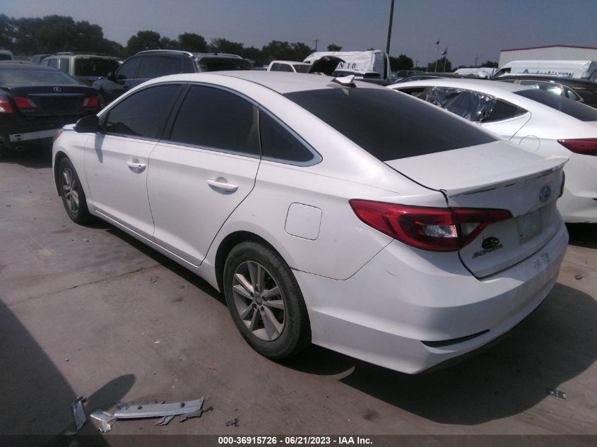 2015 HYUNDAI SONATA 2.4L SE - 5NPE24AF7FH158745