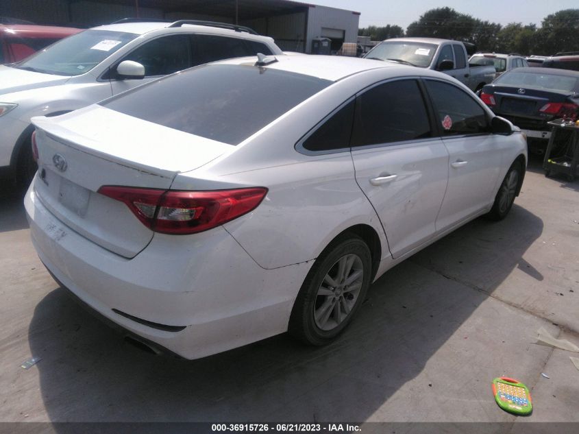 2015 HYUNDAI SONATA 2.4L SE - 5NPE24AF7FH158745