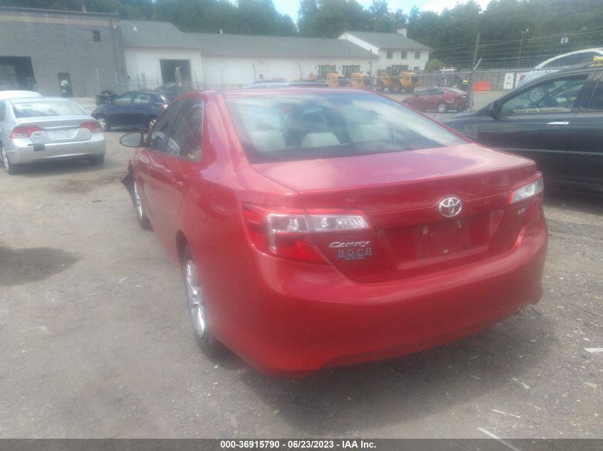 2013 TOYOTA CAMRY L/LE/SE/XLE - 4T1BF1FK7DU708102