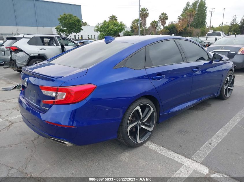 2018 HONDA ACCORD SEDAN SPORT 1.5T - 1HGCV1F39JA104330