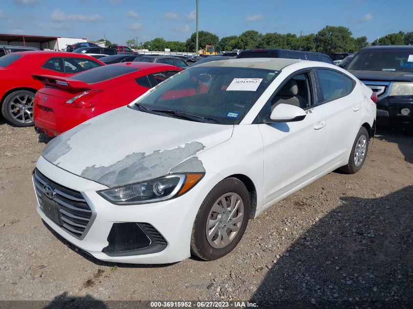 2017 HYUNDAI ELANTRA SE - 5NPD74LF0HH145817