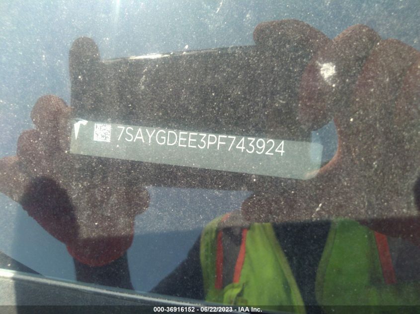 2023 TESLA MODEL Y - 7SAYGDEE3PF743924