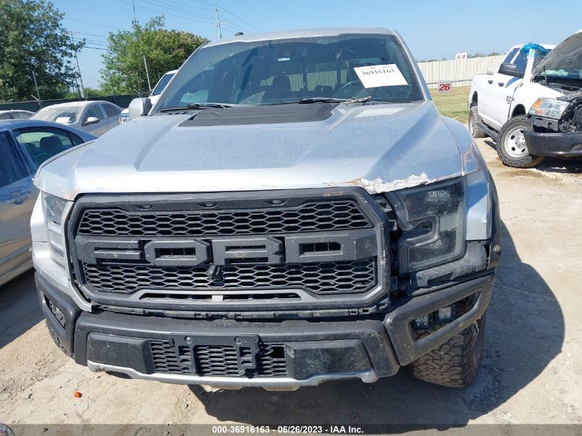 2017 FORD F-150 RAPTOR - 1FTFW1RGXHFC02836