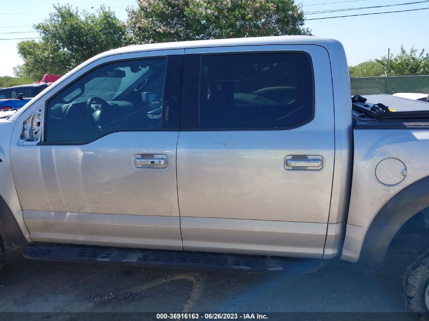 2017 FORD F-150 RAPTOR - 1FTFW1RGXHFC02836