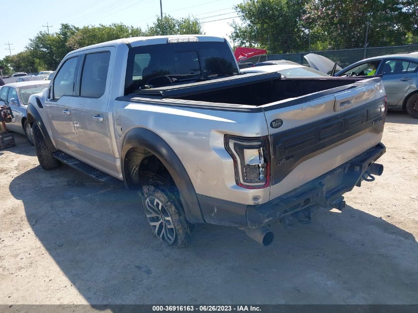 2017 FORD F-150 RAPTOR - 1FTFW1RGXHFC02836