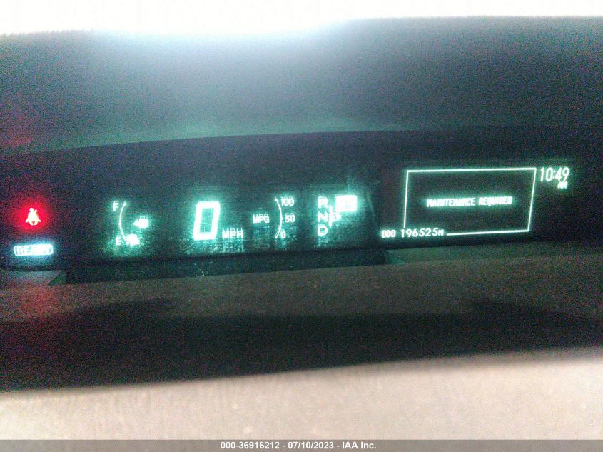 2013 TOYOTA PRIUS ONE/TWO/THREE/FOUR/FIVE - JTDKN3DU8D1646511