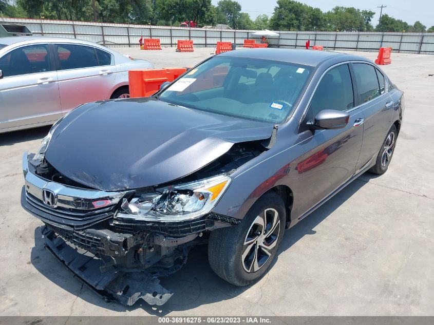 2016 HONDA ACCORD SEDAN LX - 1HGCR2F30GA089929