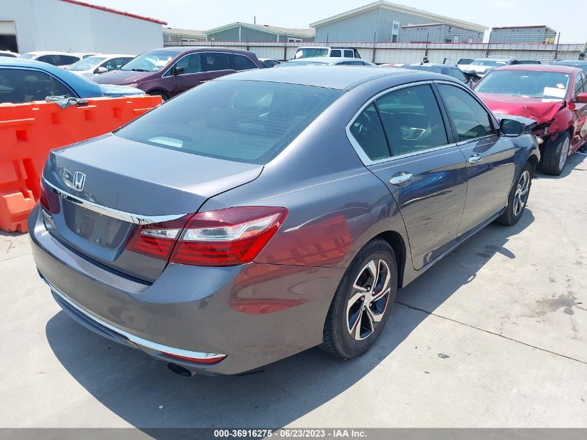 2016 HONDA ACCORD SEDAN LX - 1HGCR2F30GA089929