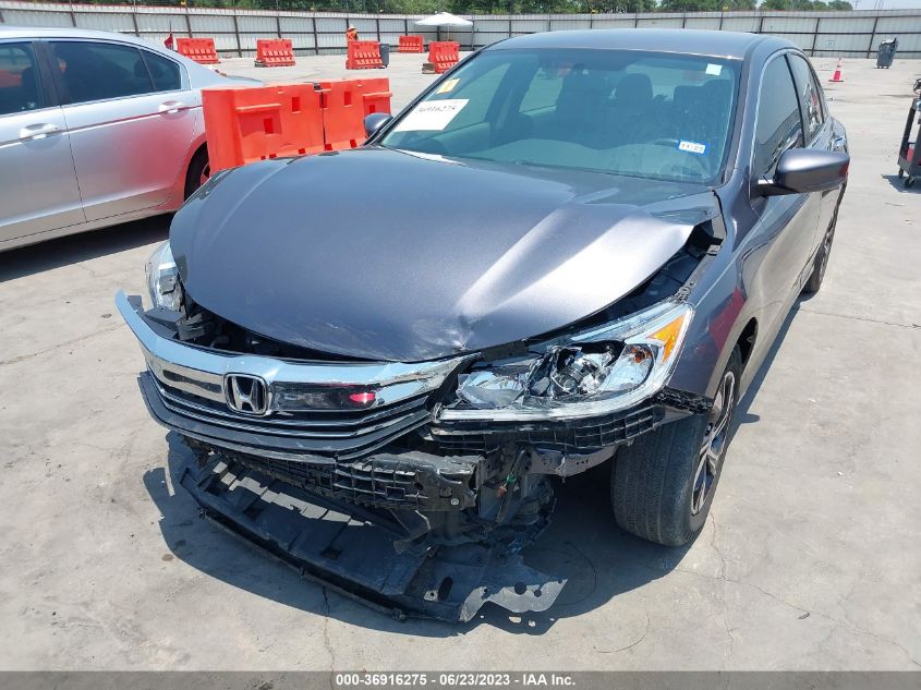 2016 HONDA ACCORD SEDAN LX - 1HGCR2F30GA089929