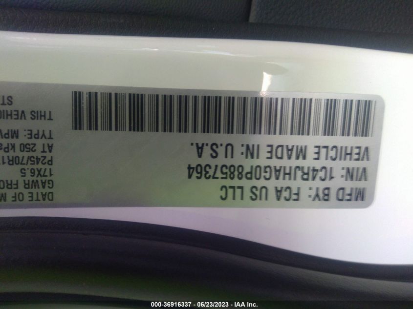 2023 JEEP GRAND CHEROKEE LAREDO - 1C4RJHAG0P8857364