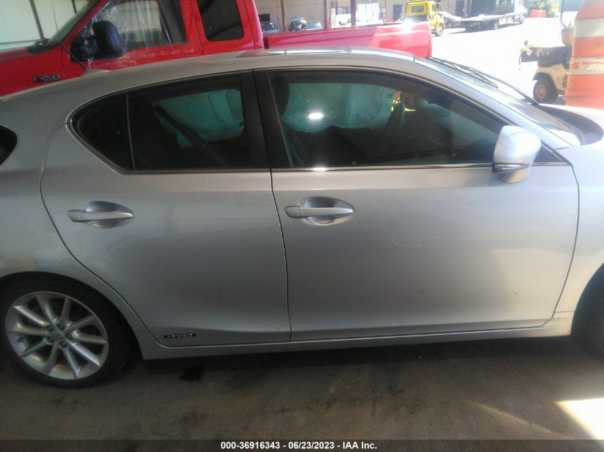 2013 LEXUS CT 200H HYBRID - JTHKD5BH4D2149596