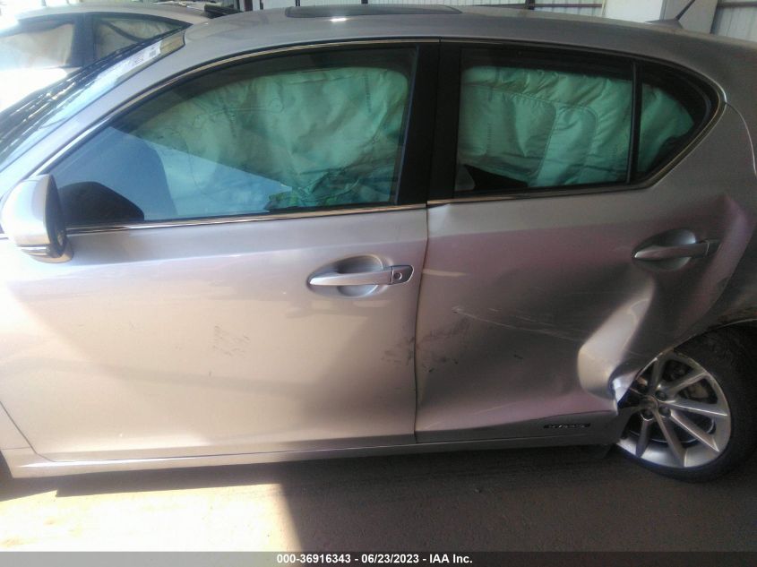 2013 LEXUS CT 200H HYBRID - JTHKD5BH4D2149596