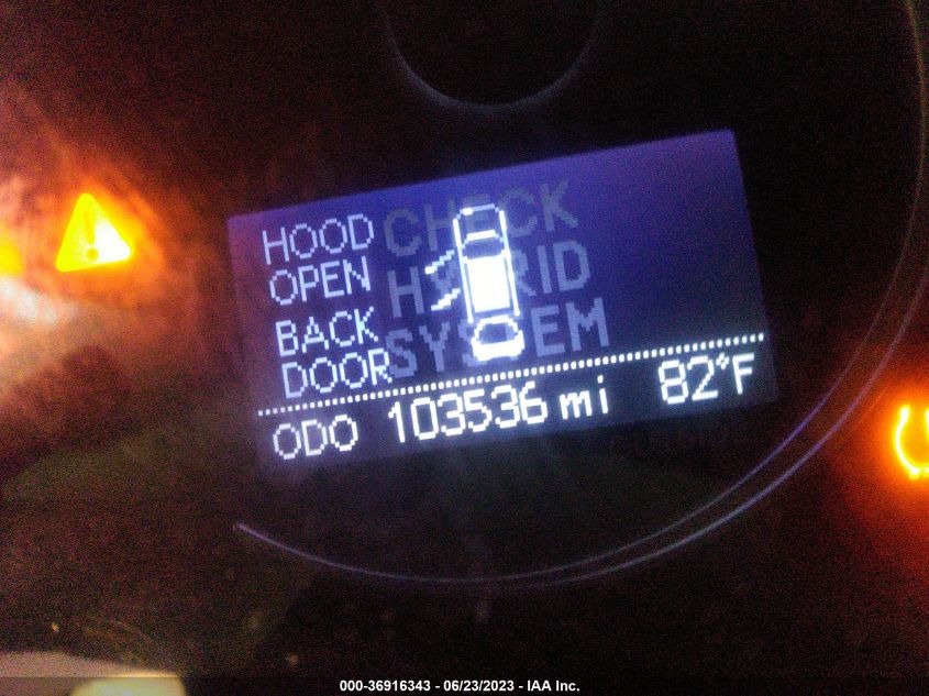2013 LEXUS CT 200H HYBRID - JTHKD5BH4D2149596
