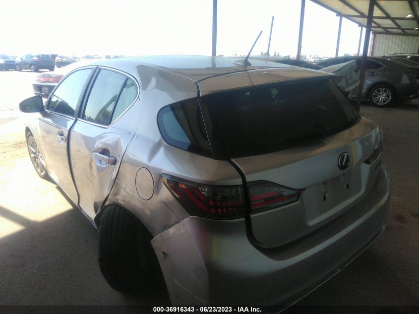 2013 LEXUS CT 200H HYBRID - JTHKD5BH4D2149596