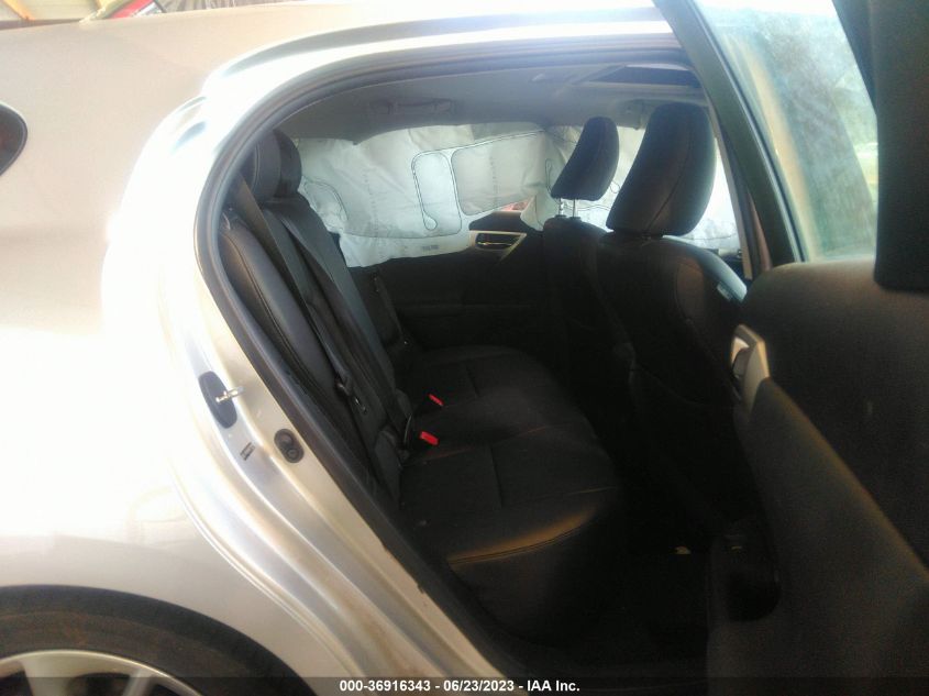 2013 LEXUS CT 200H HYBRID - JTHKD5BH4D2149596