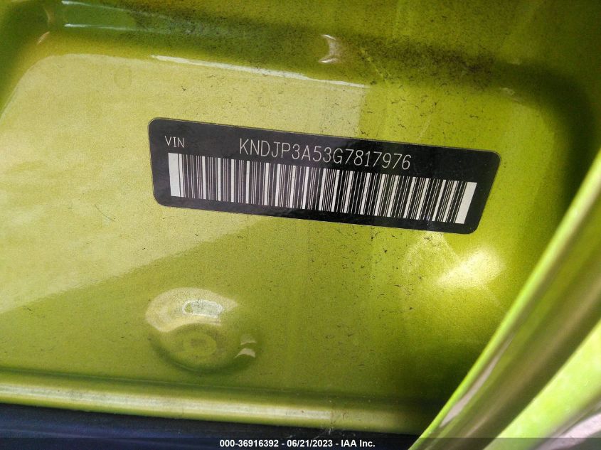2016 KIA SOUL + - KNDJP3A53G7817976