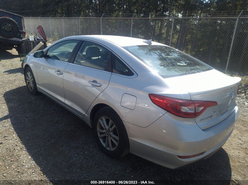 2016 HYUNDAI SONATA 2.4L SE - 5NPE24AFXGH320627