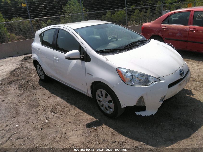 2013 TOYOTA PRIUS C ONE/TWO/THREE/FOUR - JTDKDTB35D1530423