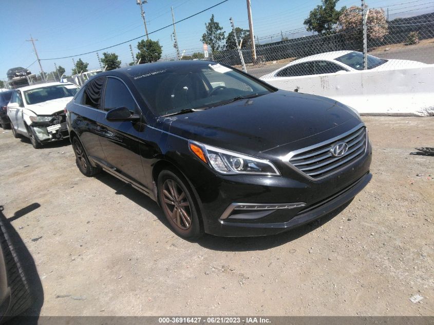 2015 HYUNDAI SONATA 2.4L SE - 5NPE24AF6FH251546