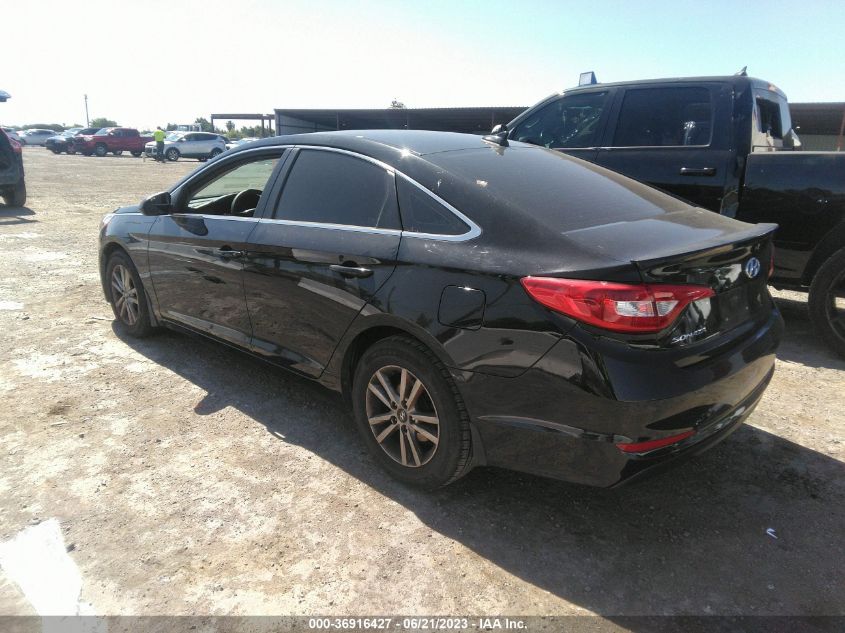 2015 HYUNDAI SONATA 2.4L SE - 5NPE24AF6FH251546