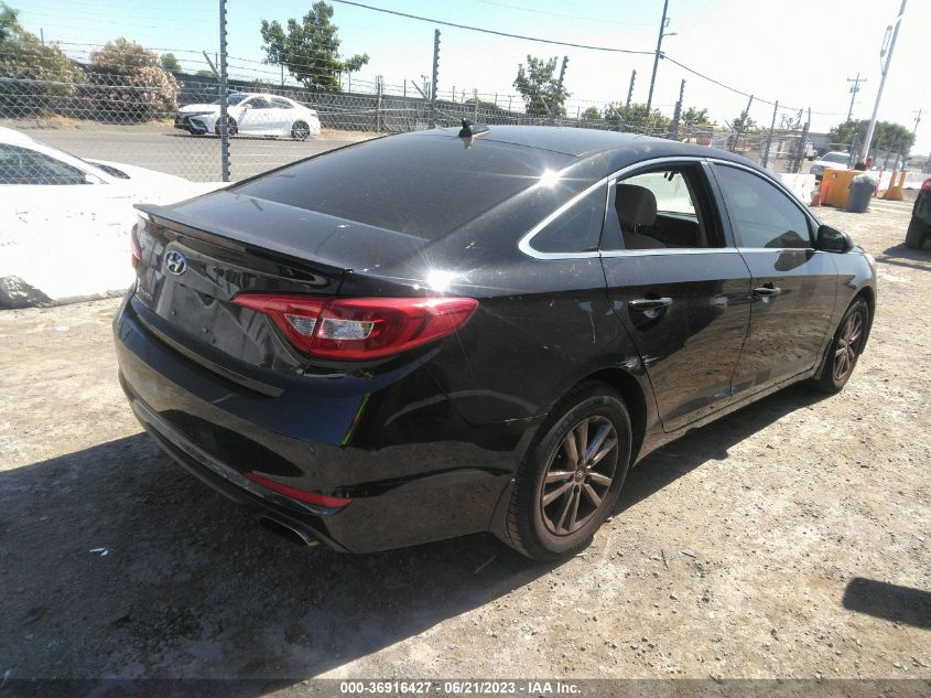 2015 HYUNDAI SONATA 2.4L SE - 5NPE24AF6FH251546