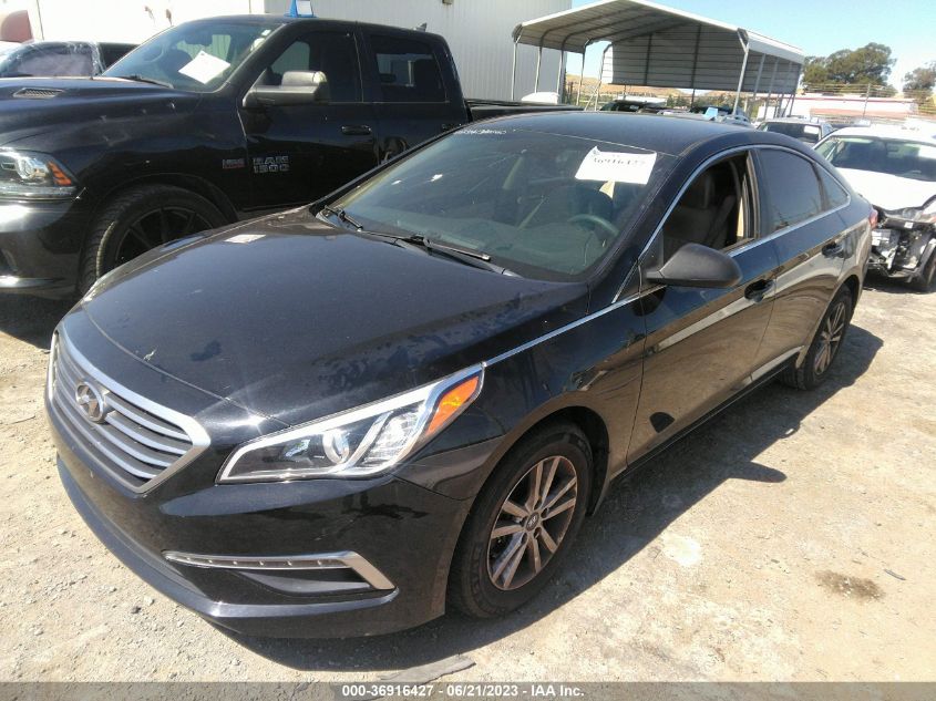 2015 HYUNDAI SONATA 2.4L SE - 5NPE24AF6FH251546