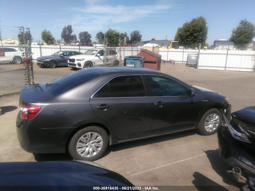 2014 TOYOTA CAMRY HYBRID LE/XLE/SE LIMITED EDITION - 4T1BD1FK4EU103297