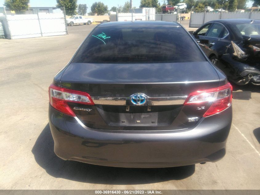 2014 TOYOTA CAMRY HYBRID LE/XLE/SE LIMITED EDITION - 4T1BD1FK4EU103297