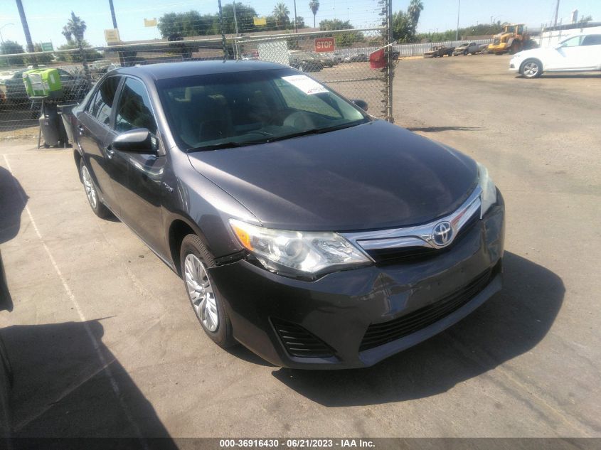 2014 TOYOTA CAMRY HYBRID LE/XLE/SE LIMITED EDITION - 4T1BD1FK4EU103297