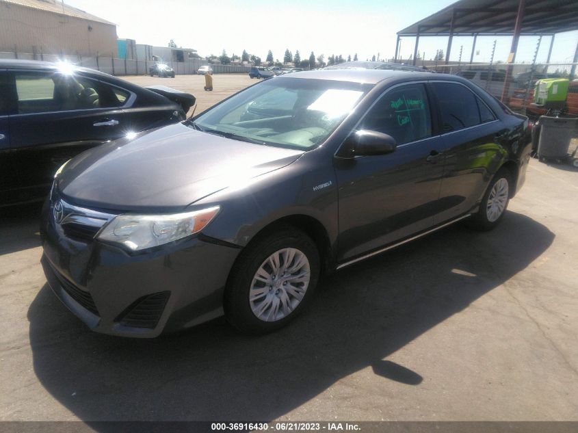 2014 TOYOTA CAMRY HYBRID LE/XLE/SE LIMITED EDITION - 4T1BD1FK4EU103297