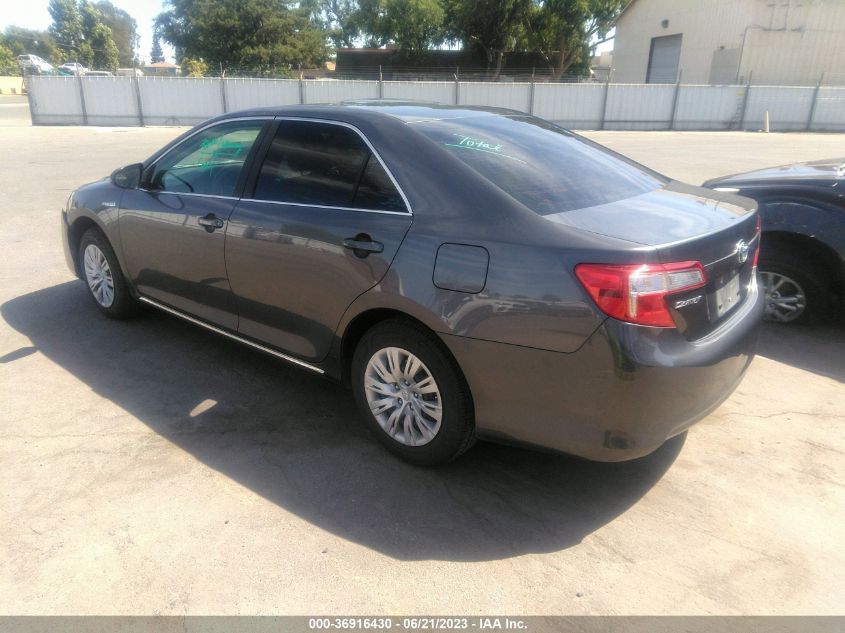 2014 TOYOTA CAMRY HYBRID LE/XLE/SE LIMITED EDITION - 4T1BD1FK4EU103297