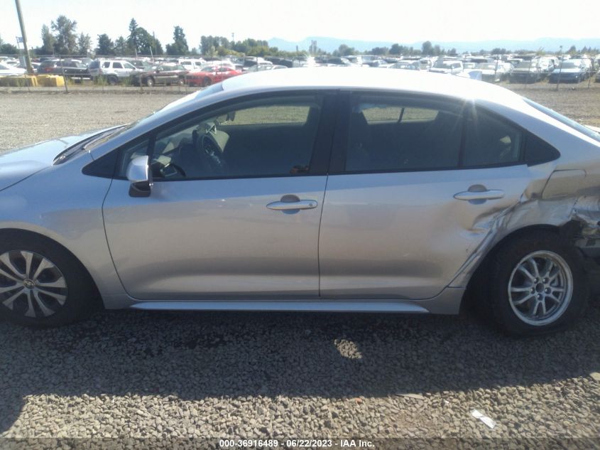 2022 TOYOTA COROLLA HYBRID LE - JTDEAMDE3N3006963