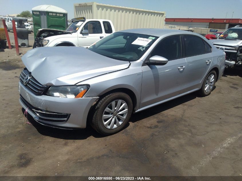 2014 VOLKSWAGEN PASSAT WOLFSBURG ED - 1VWAT7A37EC076797